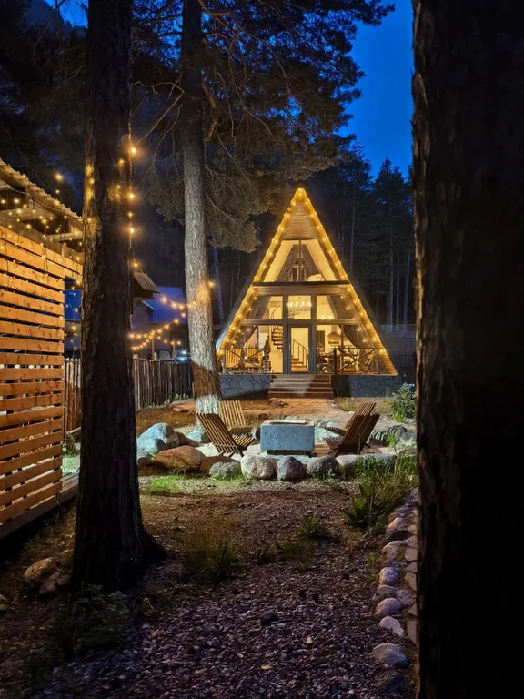 Дом в Приэльбрусье на огороженной территории