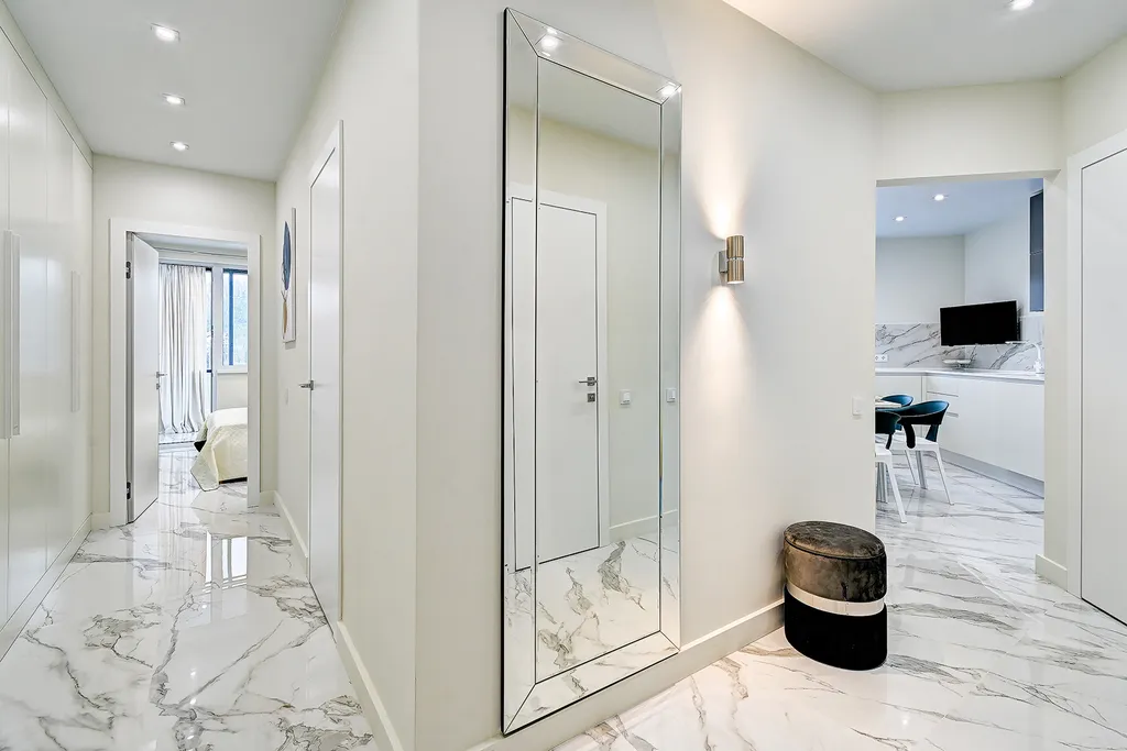 Квартира Квартира Двухкомнатная с 2 санузлами, проектором на балконе, бассейном на территории — Адлер