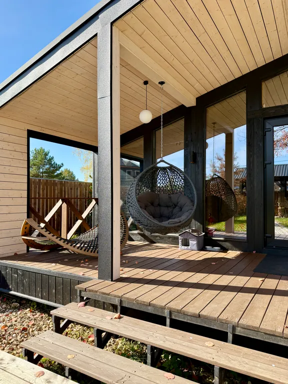 Уютный дом с чаном