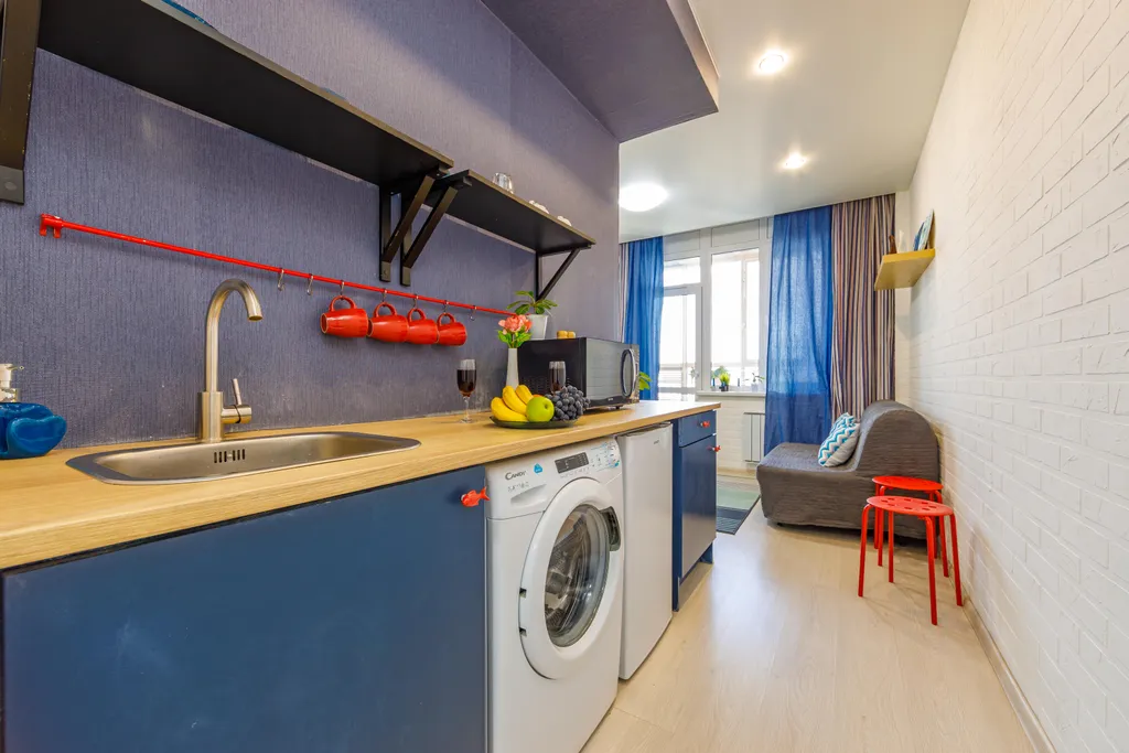 Апартаменты с видом на город рядом с метро