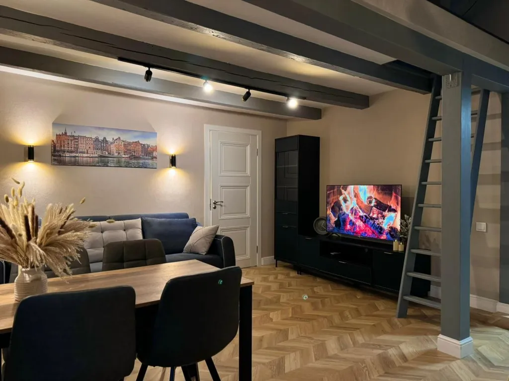 Квартира Атмосферная квартира рядом с морем и парком A&J Apartment — Зеленоградск