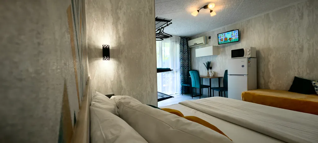 Уютная студия с терассой, отоплением, парковкой