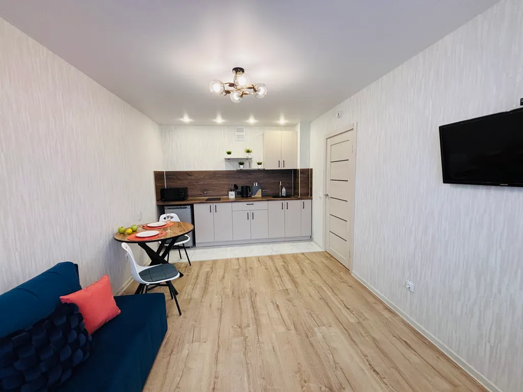 Апартаменты с отличной локацией рядом с ТЦ, Ледовым, парками, аквапарками