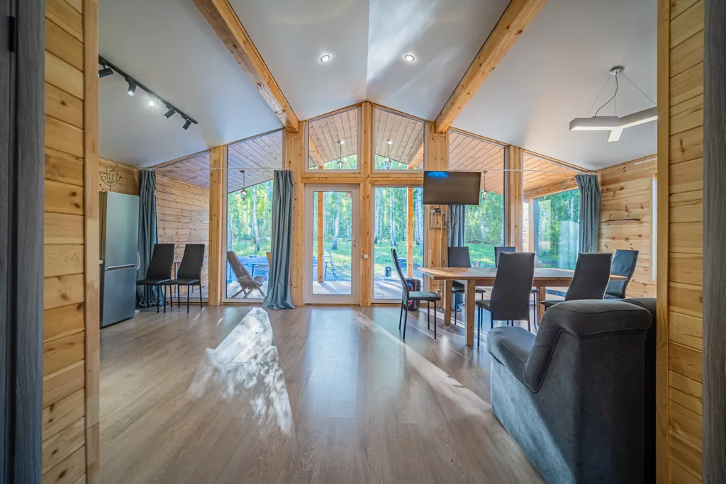 Уютный дом с баней и бассейном ( Барн 3)