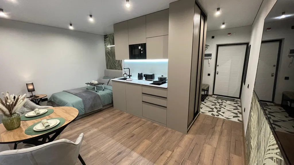 Квартира Апартаменты ЛАФА2 с лоджией для 1-2 человек — аренда посуточно в Екатеринбург