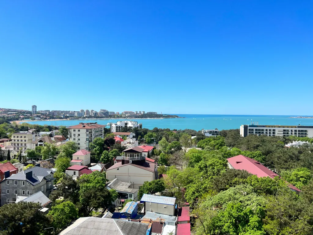 Квартира Квартира Центр, потрясающий вид на море, на всю бухту, 250метров до набережной — Геленджик