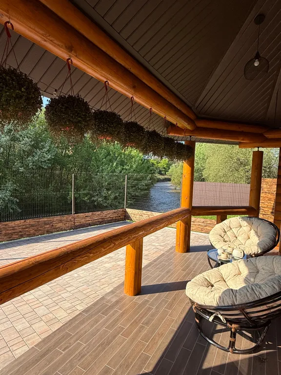 Комфортабельный дом из сруба в живописном месте