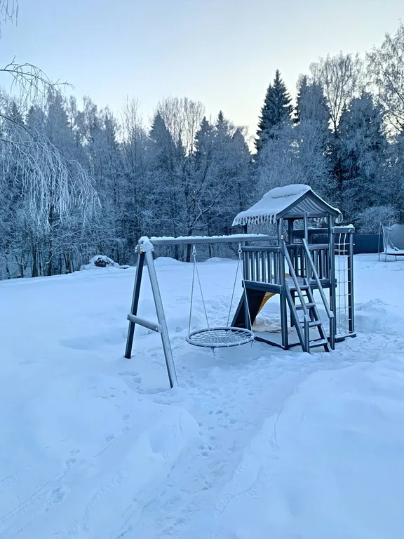 Лисий домик с камином