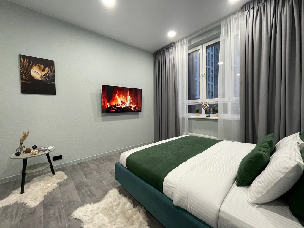 Уютная студия около аквапарка Планета