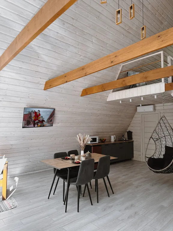 Дом у леса с баней и банным чаном