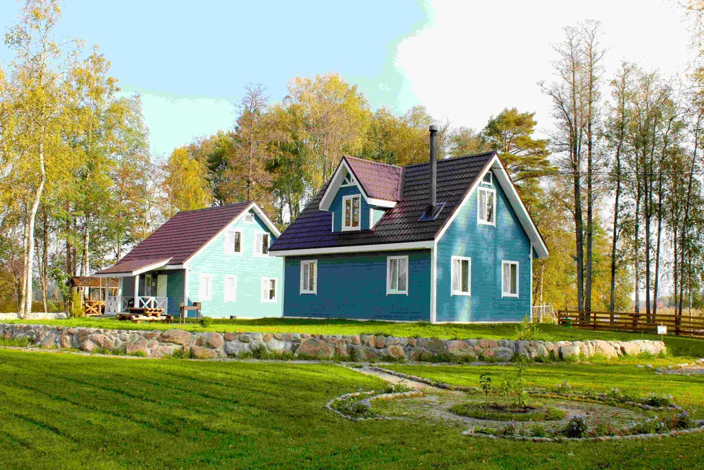 Коттедж 8ми местный коттедж на берегу озера Вуокса — Марьино