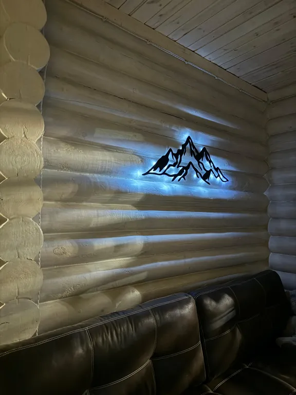 Дача из сруба в Барзикау рядом с Верхним Фиагдоном с бассейном