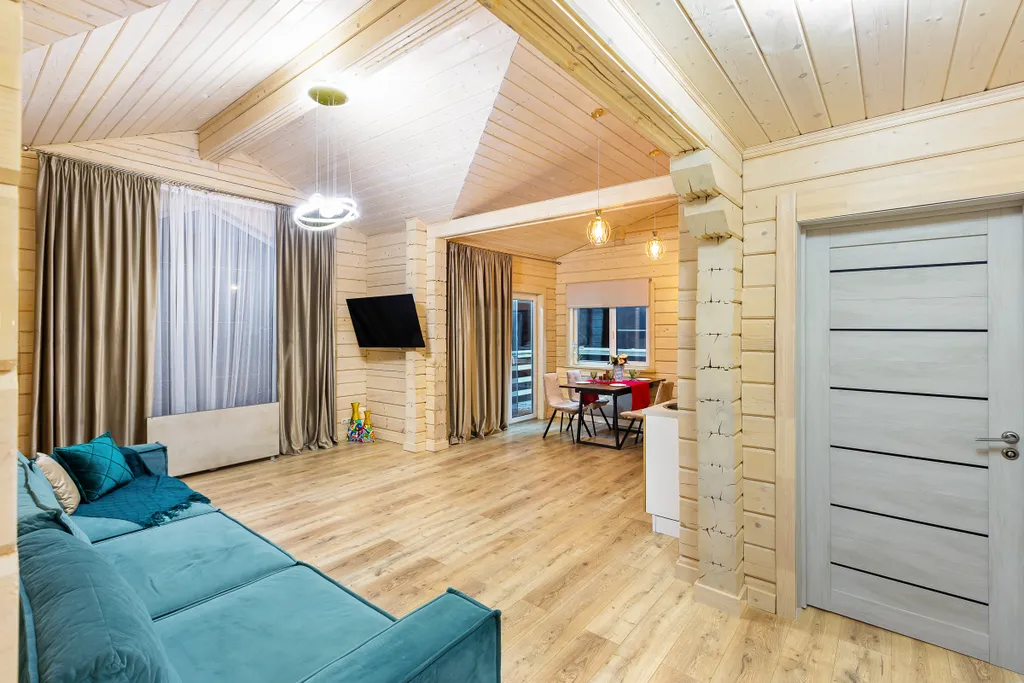 Коттедж Коттедж с 3 спальнями и большой кухней-гостиной у Охта парка — Сярьги