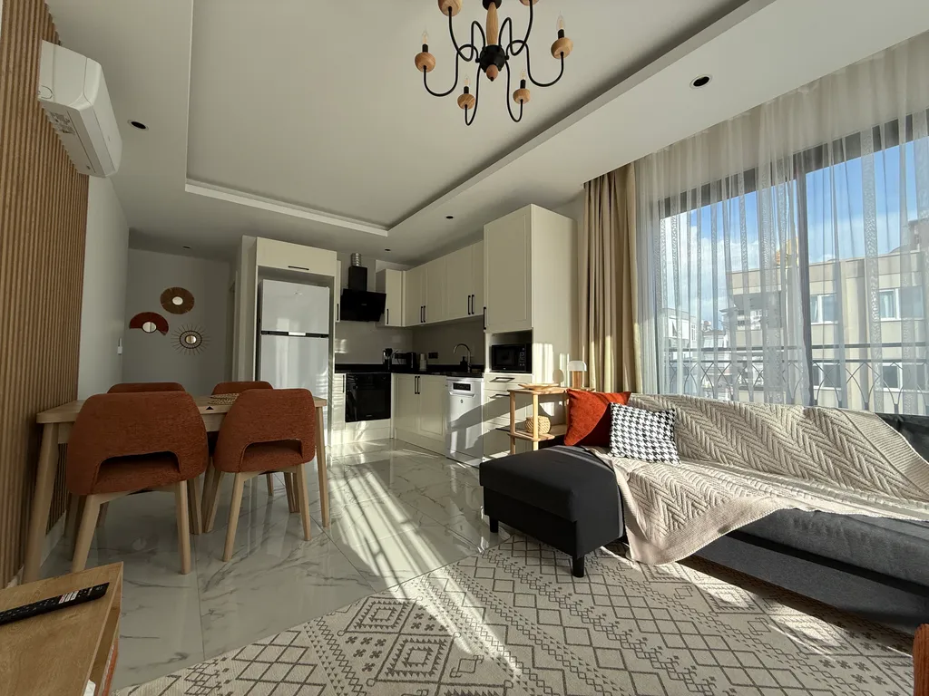 Апартаменты с двумя спальнями в районе пляжа Клеопатры