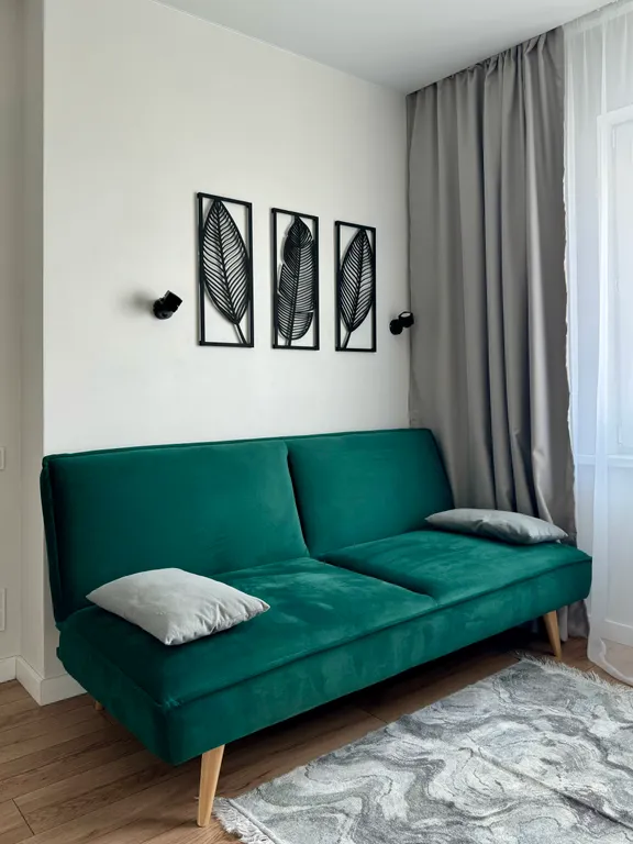 Зелёная квартира с потрясающим видом на город и реку Двину