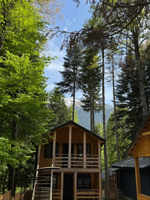 Коттедж в лесу, 12 спальных мест (весь дом)