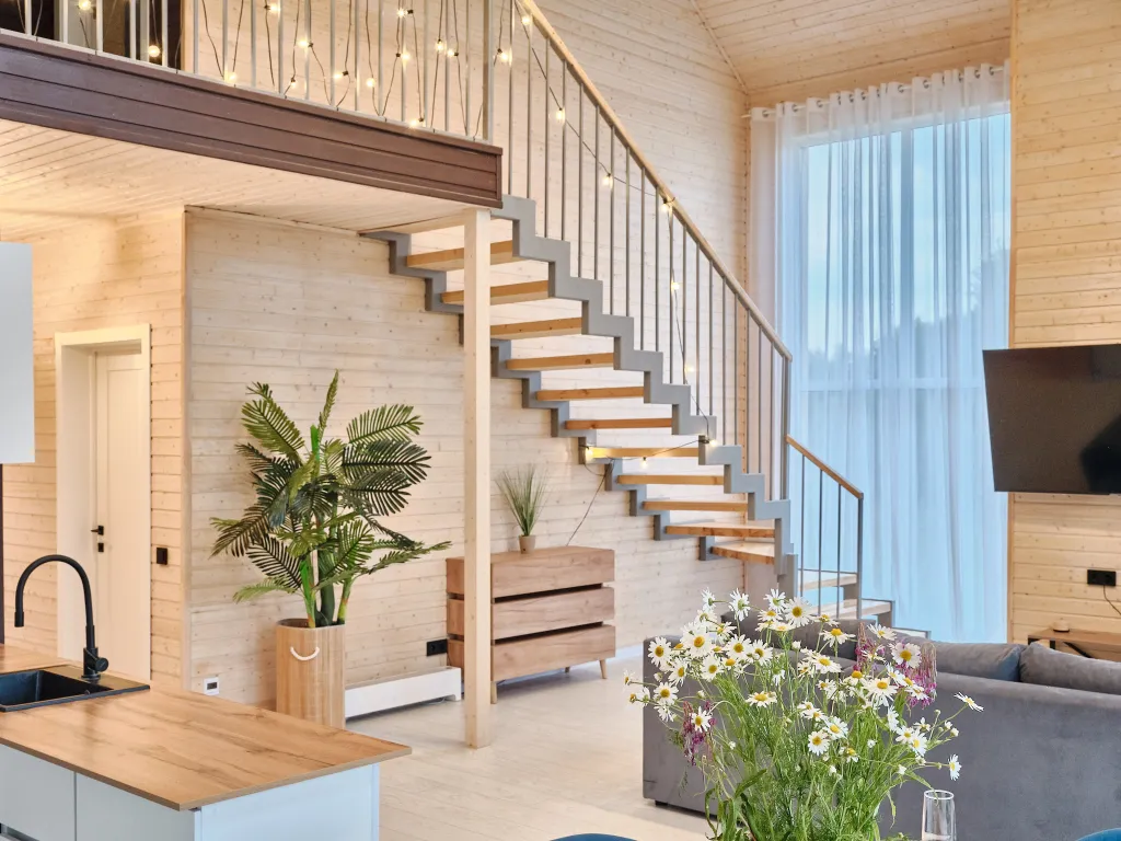 Двухэтажный дом 472 с банным чаном и камином