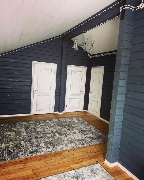 Уютный брусовый дом на берегу