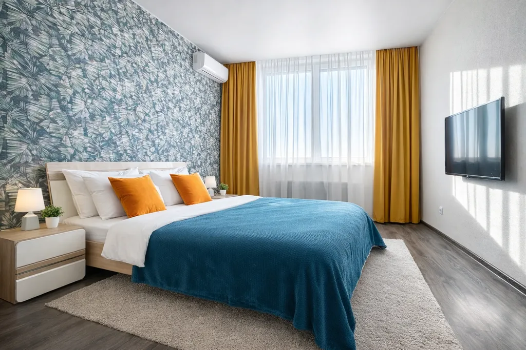 Квартира Яркие апартаменты в центре с видом на город — Калининград