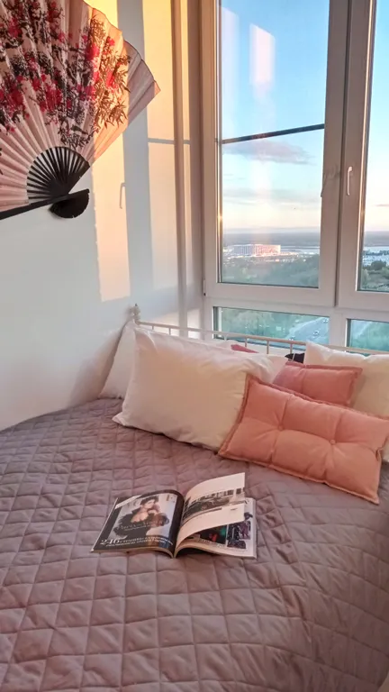 Атмосферная видовая студия Лёгкость бытия в центре с парковкой