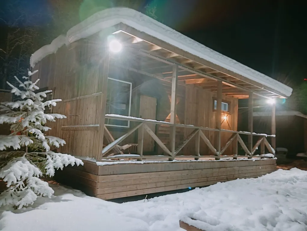 Гостевой дом для 2-6 человек с крытой террасой и мангалом