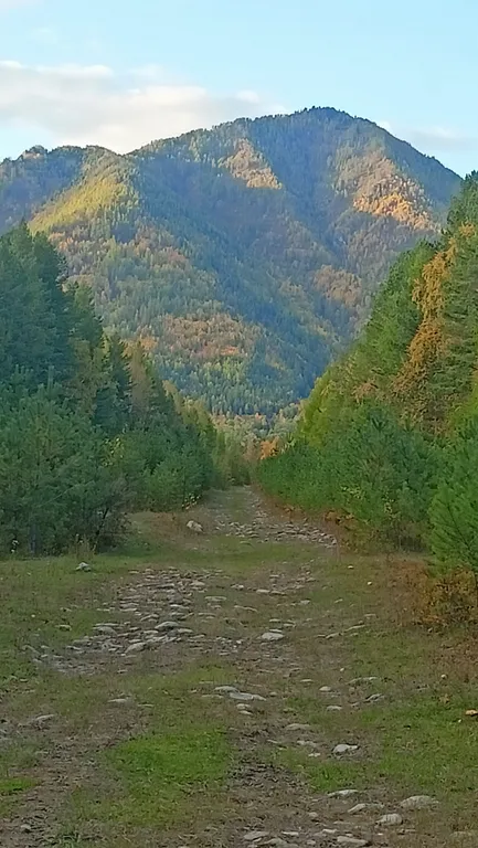 Дом у подножия гор Саяны