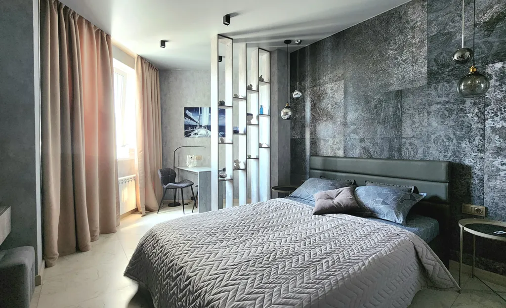 Панорамный люкс Мечта с камином и видом на Волгу и город