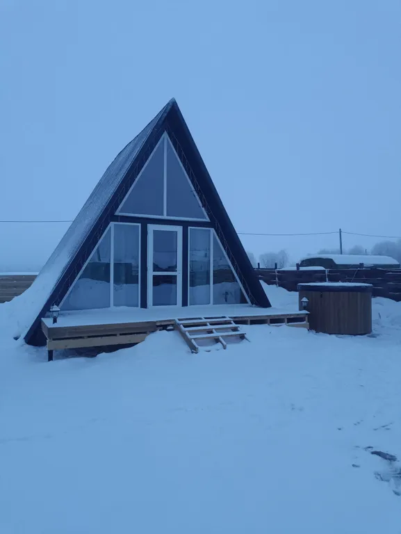 Домик а фрейм у Плеса