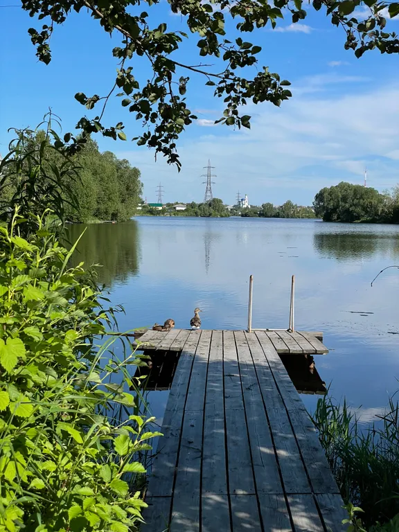 Первый этаж с панорамными окнами, сауной и видом на озеро