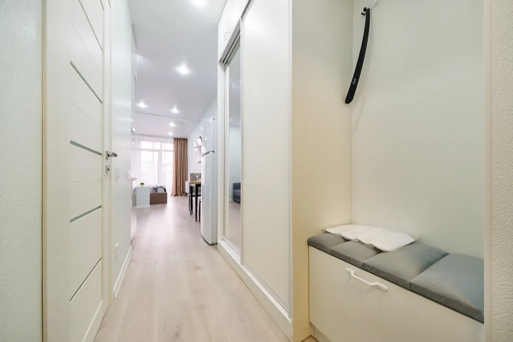 Уютная студия в жилом комплексе бизнес-класса, в Дагомысе