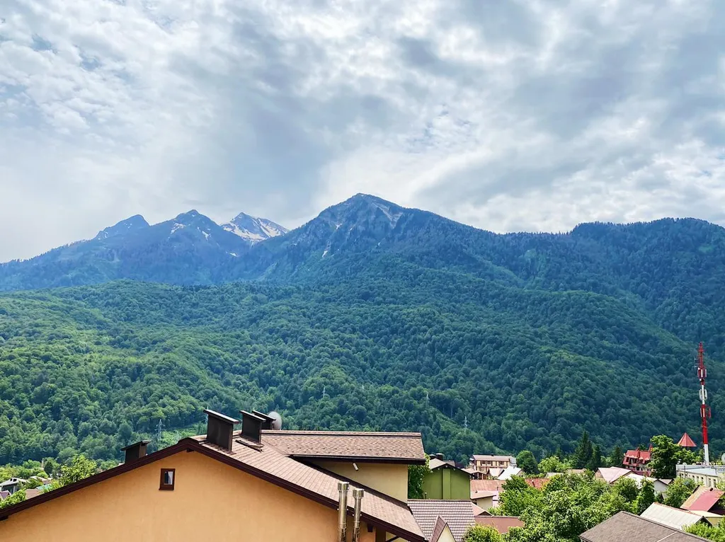 Видовая квартира в центре Красной Поляны