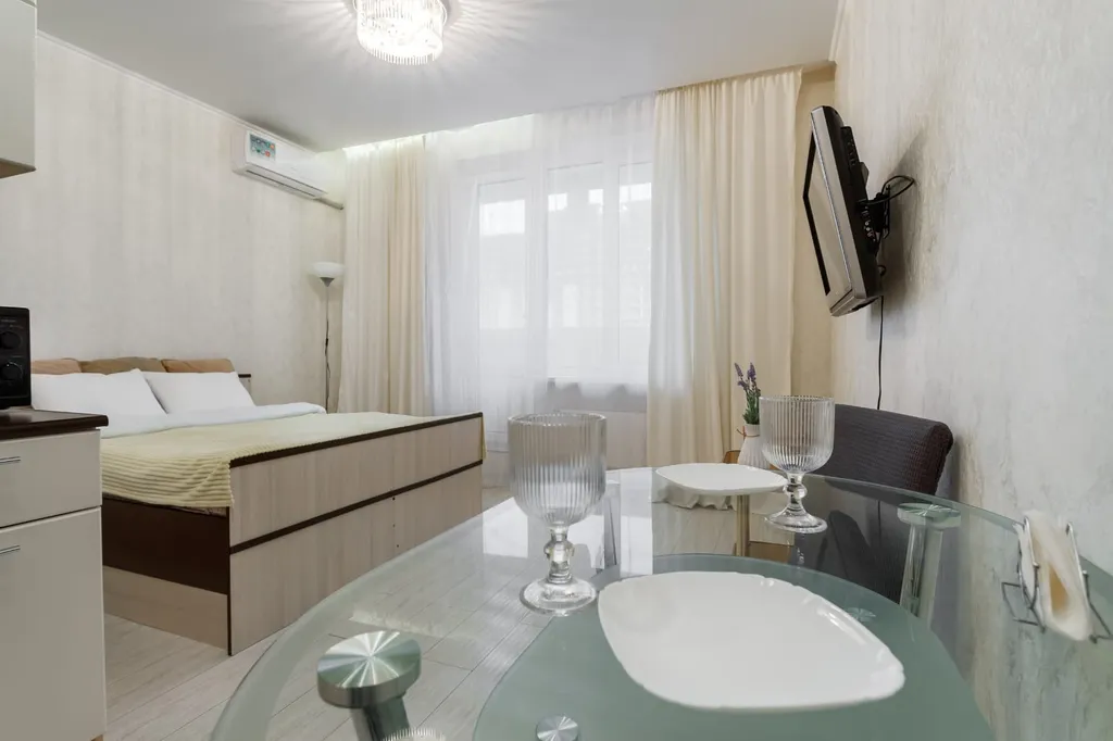 Стильная, светлая и уютная студия