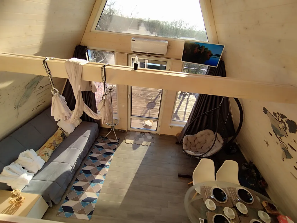 Коттедж Уютный треугольный домик A-frame Soul time — Анапа