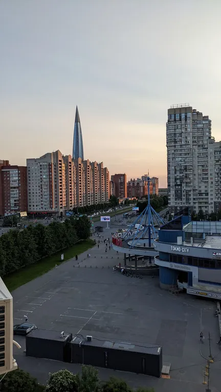 Квартира Квартира Однушка в 100 метрах у метро Беговая с видом на Газпром башню — Санкт-Петербург