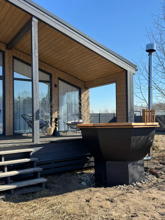 Уютный дом с чаном и баней