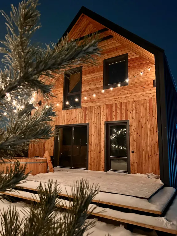 Уникальный барнхаус с купелью сауной и домашним кинотеатром