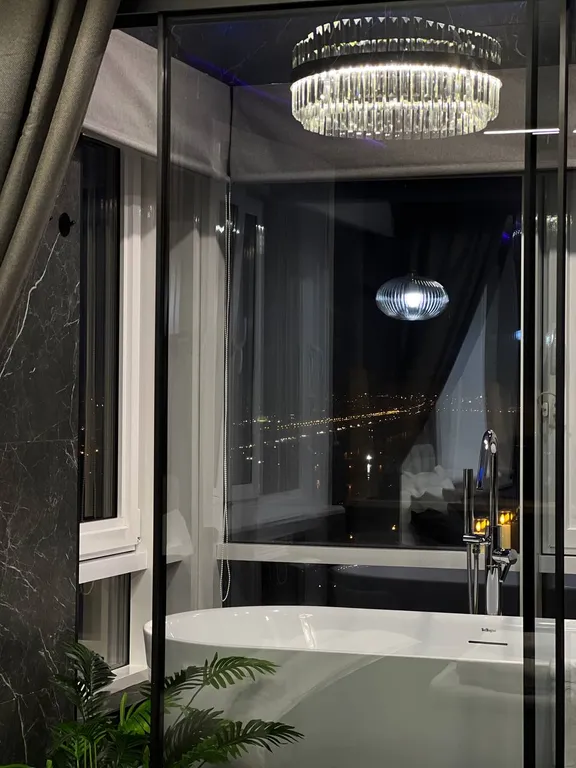 Видовая квартира с панорамой на город и Ангару