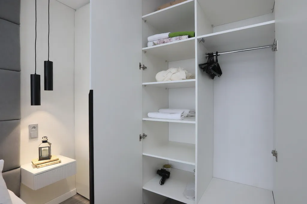 Квартира на 23-м этаже с парящей кроватью