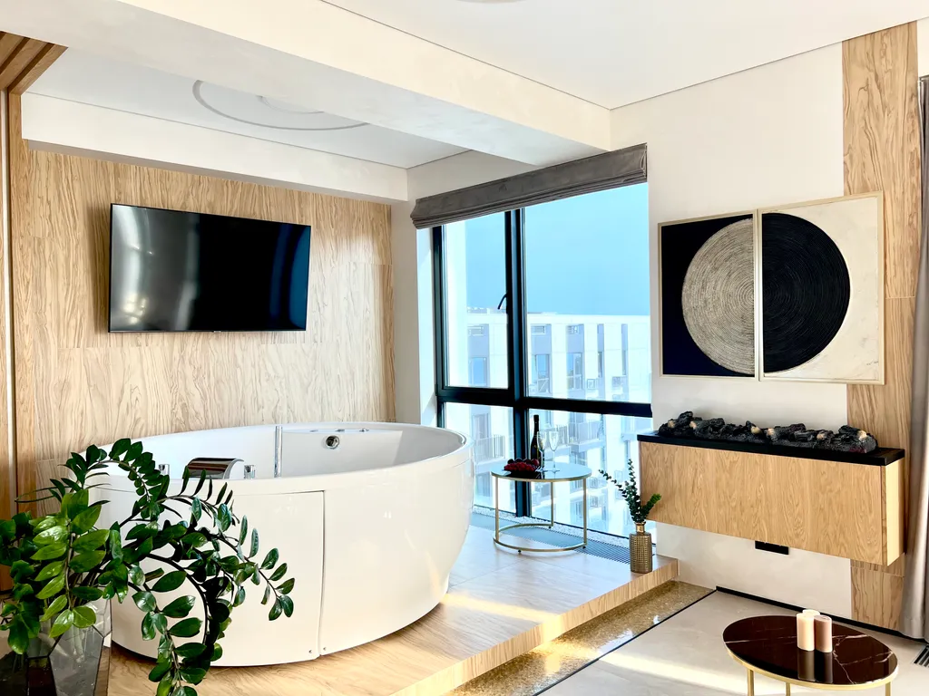 Роскошный вип апартамент с джакузи