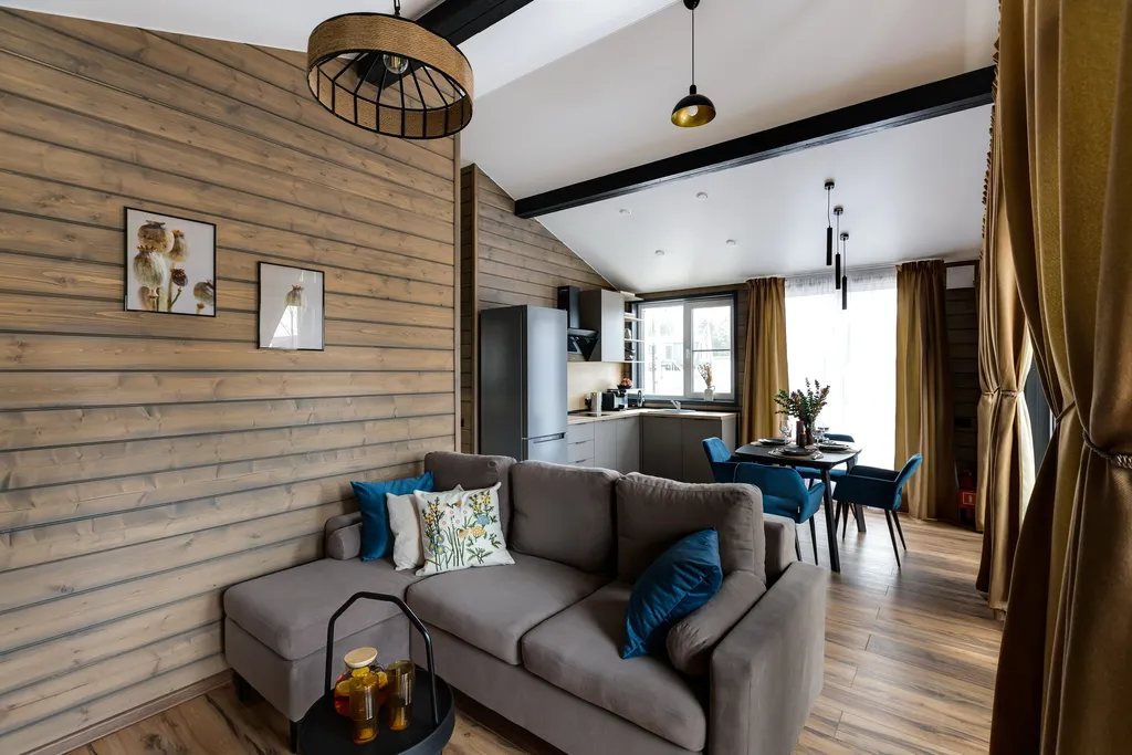 Коттедж Коттедж Уютный барнхаус в экопоселке — Можайск