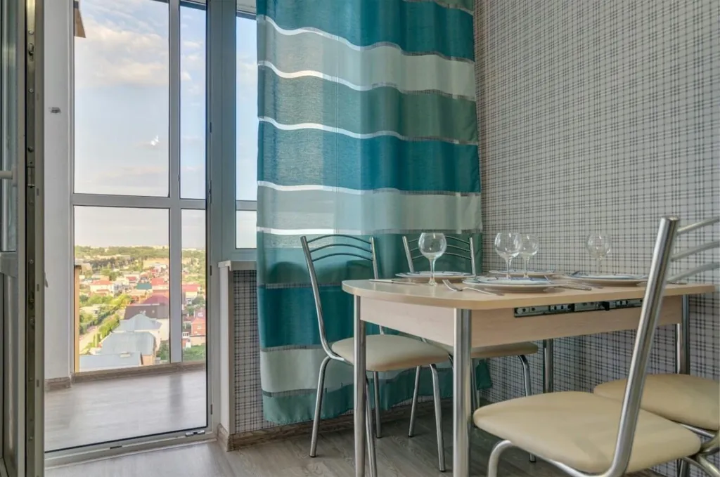 1-комнатная квартира с красивым видом для 4 гостей