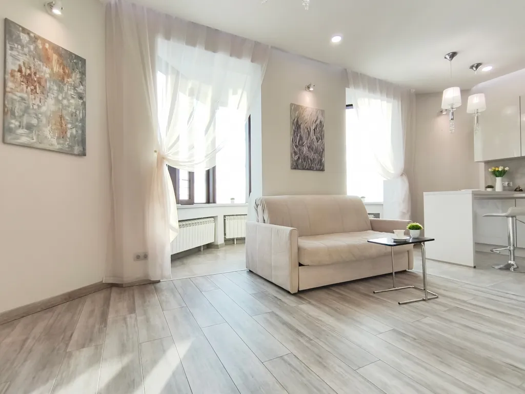 Апартаменты Квартиркаплаза открытый панорамный вид на Волгу и город