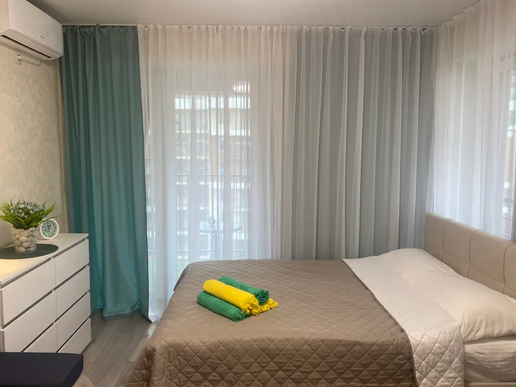 Видовая, уютная студия на первой береговой линии Море на ладони