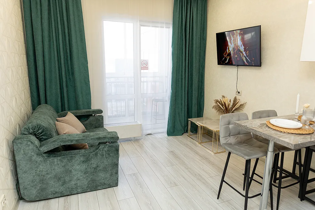 Евродвушка в новом ЖК, рядом с теннисным кортом