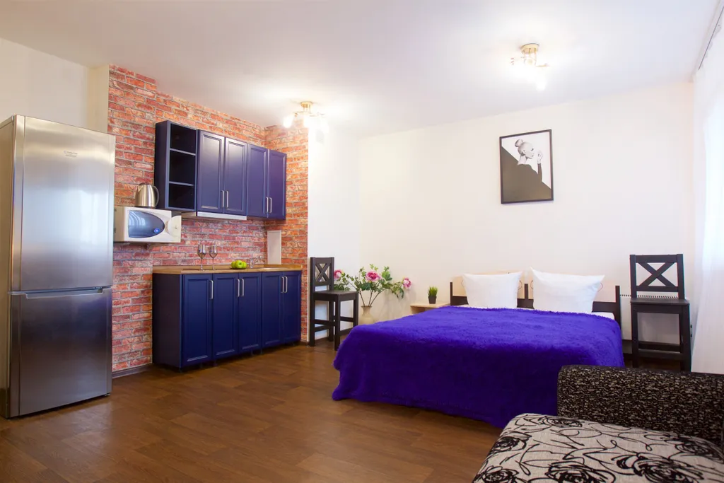 Квартира Квартира Дизайнерская студия на 17 этаже у ТРЦ Планета — Красноярск