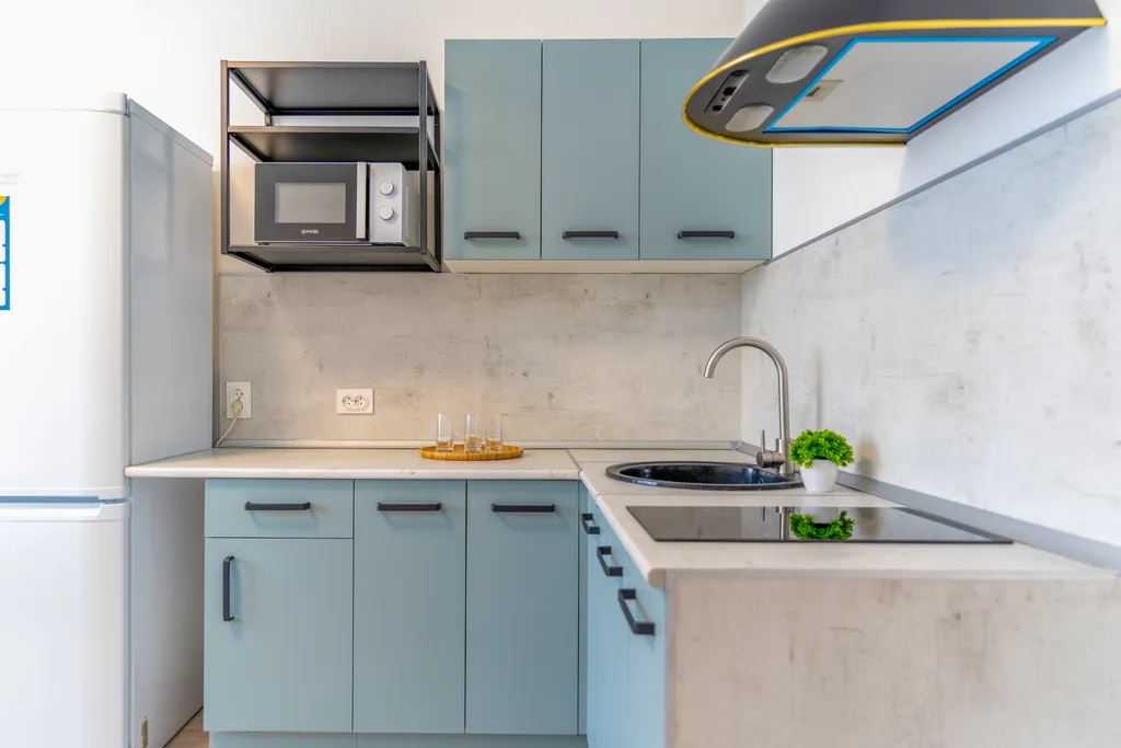 Апартамент с угловой солнечной спальней и видом на город