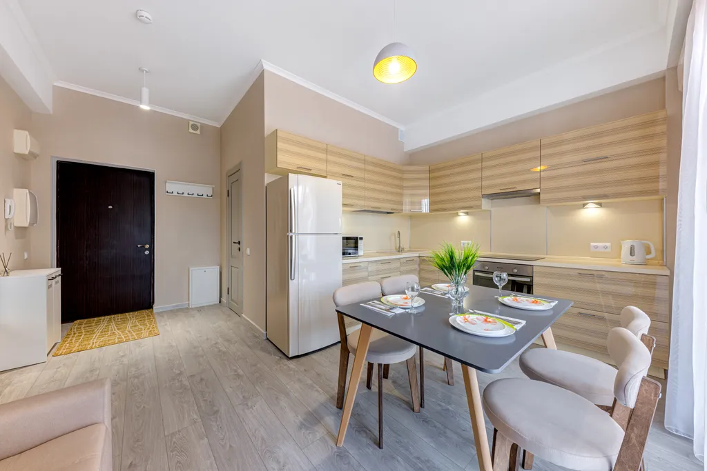 Апартаменты Сады морей с бассейном