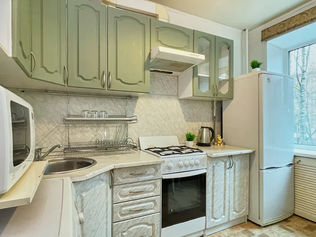 Просторная квартира с раздельными комнатами для 1-6 гостей