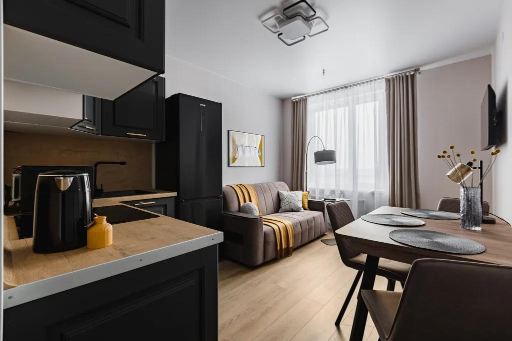 Квартира Двухкомнатные апартаменты Queenstay Янтарь рядом с метро Пятницкое — Москва