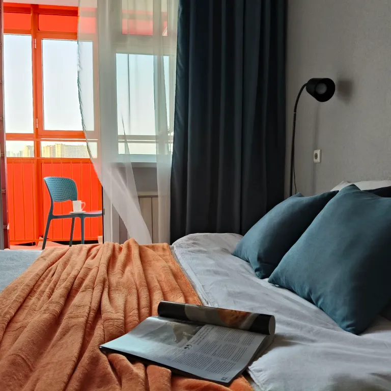 Квартира Квартира Уютная студия с прекрасным видом на парк Прищепка — Красноярск